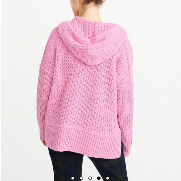 Abercrombie & Fitch Chenille Hooded Cardigan - Picture 4 of 5